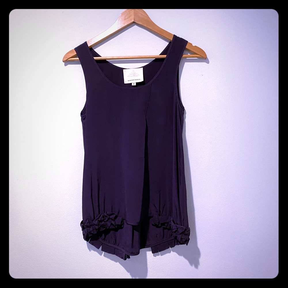 Madison Marcus origami pleated top